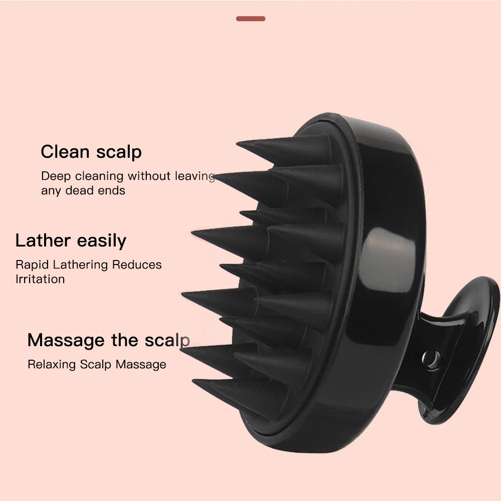 Silicone Scalp Massage Shampoo Brush