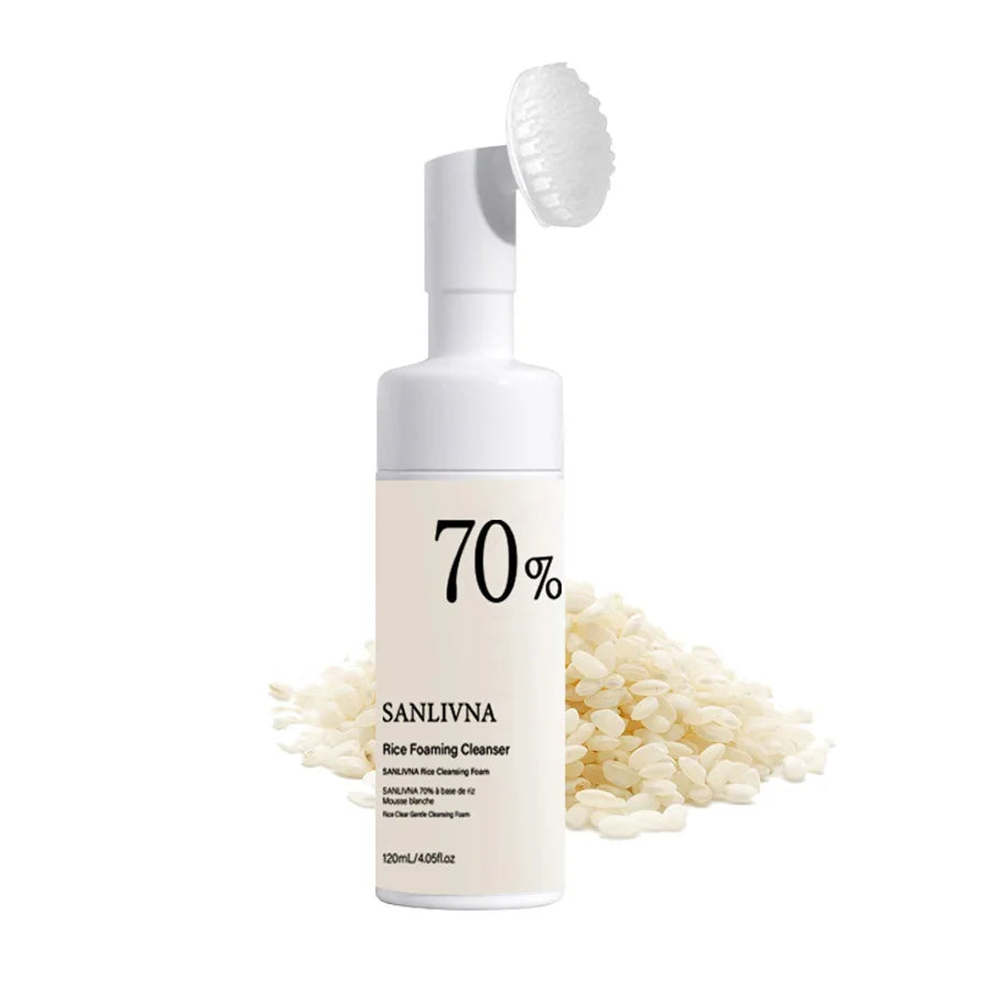 Rice Skincare Set – Toner, Serum &amp; Cleansing Foam
